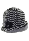 cappello lana bicolore