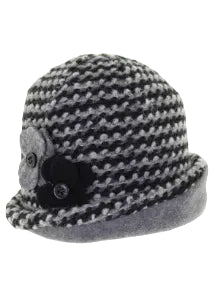 cappello lana bicolore